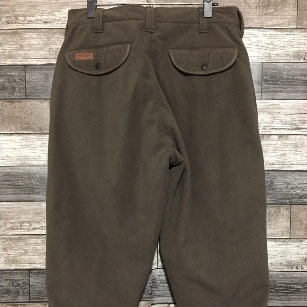 Rivers West Heritage Breeks Fleece Crop Pants Size L Green Brown Waterproof